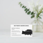 積雪付き積雪荷用台車 名刺 (スタンド正面)