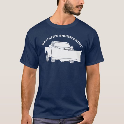 積雪付き積雪荷用台車 Tシャツ (正面)