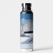 積雪冬季トール銅真空絶縁ボトル ウォーターボトル (左面)