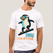 積雪姿勢 Tシャツ (正面)