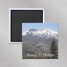 積雪山サンヘレンスボルケーノ マグネット