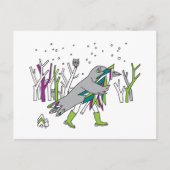 積雪時間 ポストカード (正面)