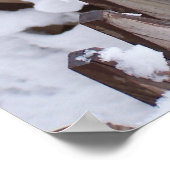 積雪柵ポスター ポスター (角)