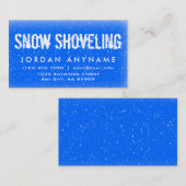 積雪落雪ビジネスカード 名刺 (正面/裏面)