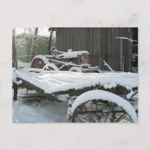 積雪車 ポストカード