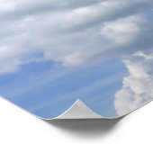 積雲のパフ ポスター (角)