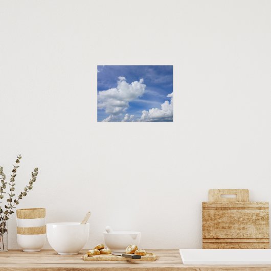 積雲のパフ ポスター (キッチン)
