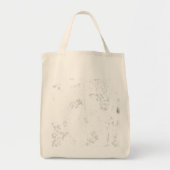 積雲，フォント，パターン，草，イベント，床，モーメント トートバッグ (正面)