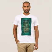 「積頭が切れるみ重ね頭が切れる💸」 Tシャツ (正面フル)