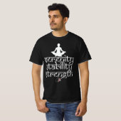穏やかさ 安定力 強さ Tシャツ (正面フル)