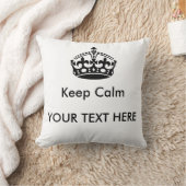 穏やかでカスタムな文字の枕を保って下さい クッション (ブランケット)