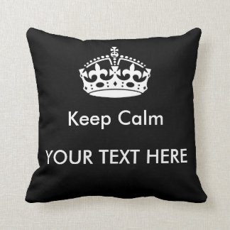 穏やかでカスタムな文字の枕を保って下さい クッション
