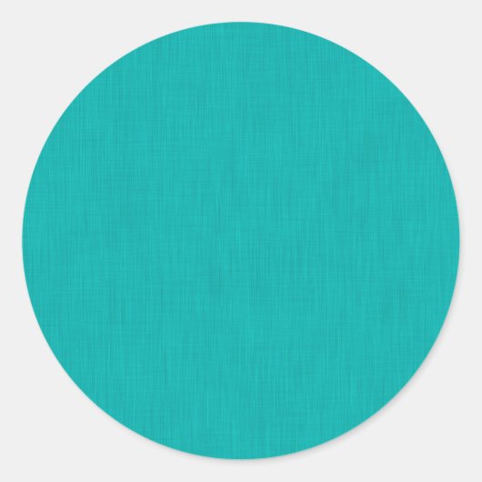 穏やかでシンプルなターコイズのテクスチャ背景 ラウンドシール (正面)