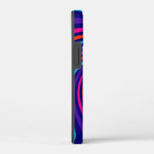 穏やかで保色の渦巻き数々の旋回をパーソナライズ Case-Mate iPhoneケース (裏面 / 右)