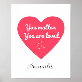 穏やかで安心な愛引用文ポス子供へター ポスター