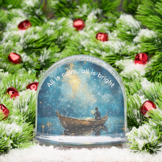 穏やかで明るい夜漁師 (クリスマス)