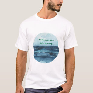穏やかで海的だ Tシャツ