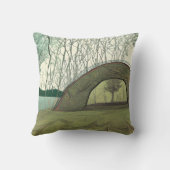 穏やかで穏やかなキャンプ場 クッション (裏面)