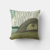 穏やかで穏やかなキャンプ場 クッション (正面)