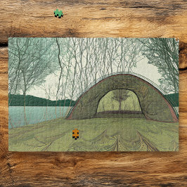 穏やかで穏やかなキャンプ場 ジグソーパズル