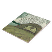 穏やかで穏やかなキャンプ場 タイル (側面)