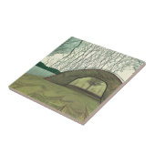 穏やかで穏やかなキャンプ場 タイル (側面)