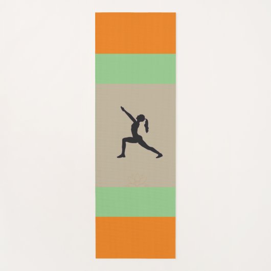 穏やかで穏やかな ヨガマット (正面)