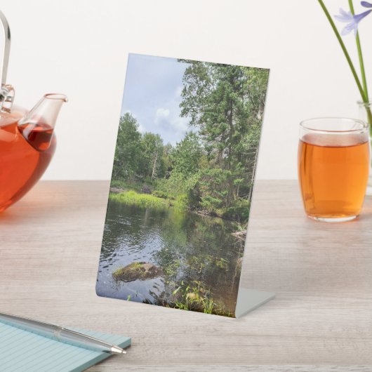 穏やかで穏やかな 台座サイン (インサイチュ)