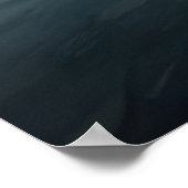 穏やかで魅惑的な高山風景 ポスター (角)