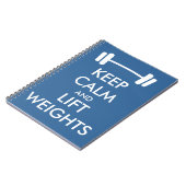 穏やかなおよび上昇の重量のノートジャーナル保って下さい ノートブック (左側)