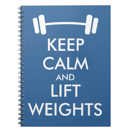 穏やかなおよび上昇の重量のノートジャーナル保って下さい ノートブック (正面)