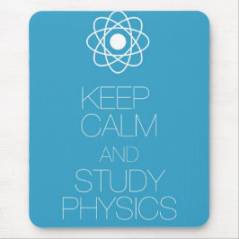 穏やかなおよび勉強の物理学保って下さい マウスパッド