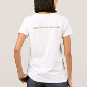 穏やかなおよび戦いのライム病のワイシャツ保って下さい Tシャツ (裏面)