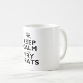 穏やかなおよび揚げ物のがきのコーヒー・マグ保って下さい コーヒーマグカップ (正面右)