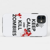 穏やかなおよび殺害のゾンビ保って下さい Case-Mate iPhoneケース (裏面(横))
