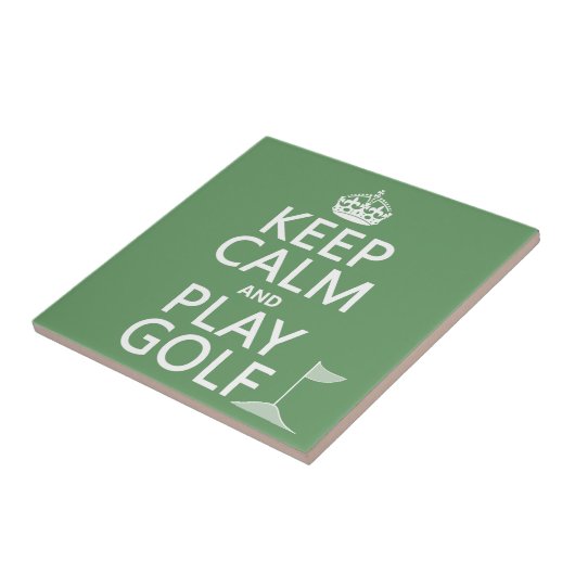 穏やかなおよび演劇のゴルフ-すべての色保って下さい タイル (側面)