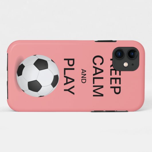 穏やかなおよび演劇のサッカーの穹窖のiPhone 5の場合保って下さい Case-Mate iPhoneケース (裏面(横))