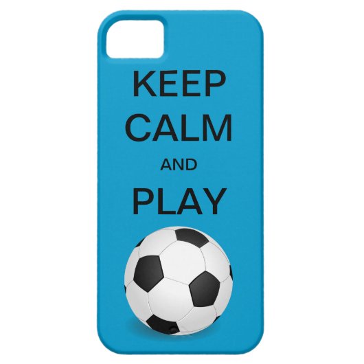 穏やかなおよび演劇のサッカーの穹窖のiPhone 5の場合保って下さい Case-Mate iPhoneケース (裏面)