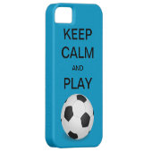 穏やかなおよび演劇のサッカーの穹窖のiPhone 5の場合保って下さい Case-Mate iPhoneケース (裏面/右)