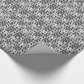 穏やかなおよび演劇のチェスパターン保って下さい ラッピングペーパー (角)