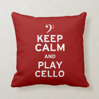穏やかなおよび演劇のチェロ保って下さい クッション