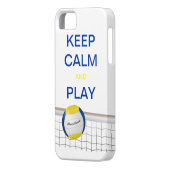 穏やかなおよび演劇のバレーボールのiPhone 5の場合保って下さい Case-Mate iPhoneケース (裏面左)