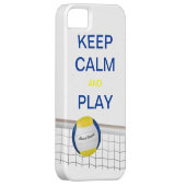 穏やかなおよび演劇のバレーボールのiPhone 5の場合保って下さい Case-Mate iPhoneケース (裏面/右)