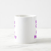 穏やかなおよび演劇のホッケー保って下さい コーヒーマグカップ (中央)