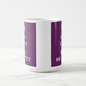 穏やかなおよび発見の氏保って下さいDarcyジェーンAusten コーヒーマグカップ (中央)