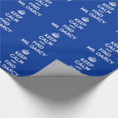 穏やかなおよび発見の氏保って下さいDarcy ラッピングペーパー (角)