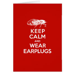 穏やかなおよび衣服の耳せん保って下さい-蝉は来ています