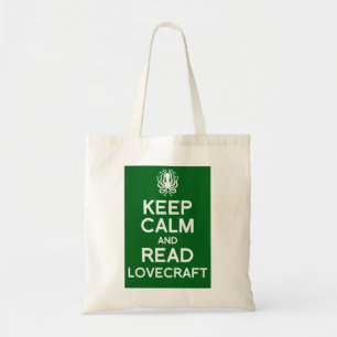 穏やかなおよび読書のLovecraftのブックバッグ保って下さい トートバッグ