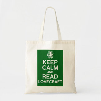 穏やかなおよび読書のLovecraftのブックバッグ保って下さい トートバッグ