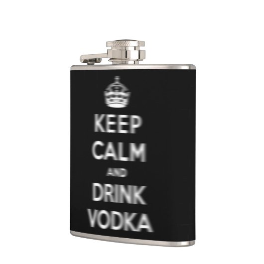 穏やかなおよび飲み物のウォッカ保って下さい フラスク (左)
